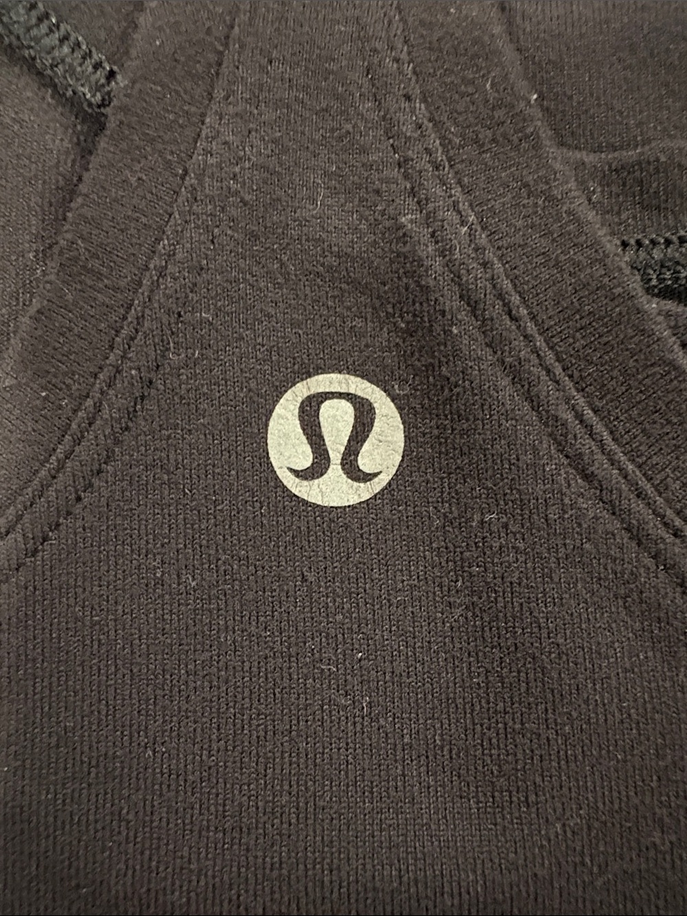 lululemon athletica Black Racerback Tank with Reflective Logo - Picture 2 of 4